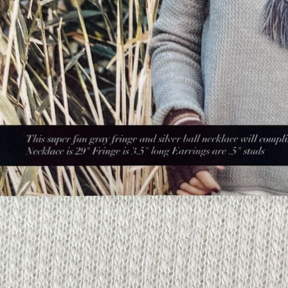 Plunder Design Fashion Jewelry Boutique Boho Necklace Earrings Set New - Picture 10 of 10